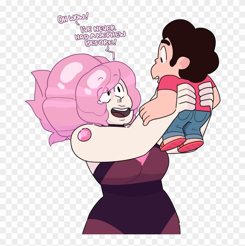 Ve Never Pink Woman Facial Expression Man Cartoon Mammal - Steven Universe Rose Quartz Gems #488687