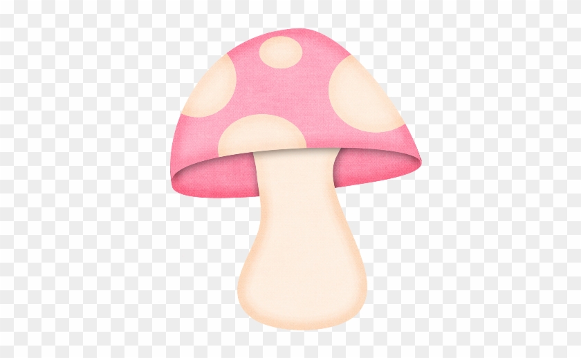 Hongos Ositos Flores Botones Marcos Lazos Cintas Png - Pink Mushroom Clip Art #488728