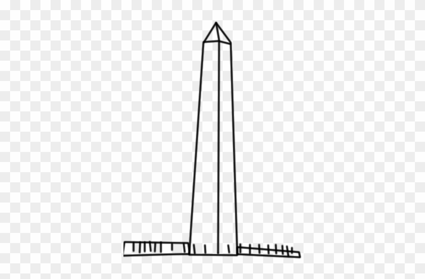 Washington Monument B66utd Clipart - Drawing Of Washington Monument #488736
