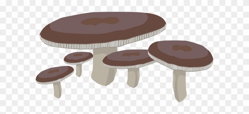 Mushroom Clipart Brown - Mushrooms Flat #488761