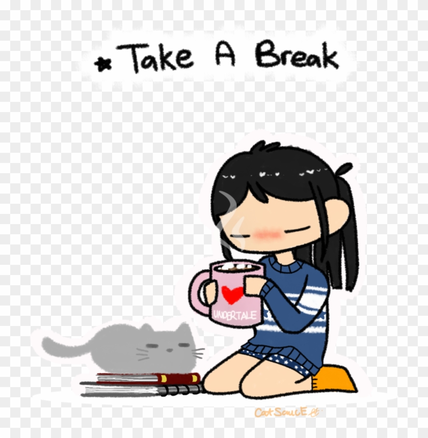 Take A Break By Catsaucee - Cartoon #488769