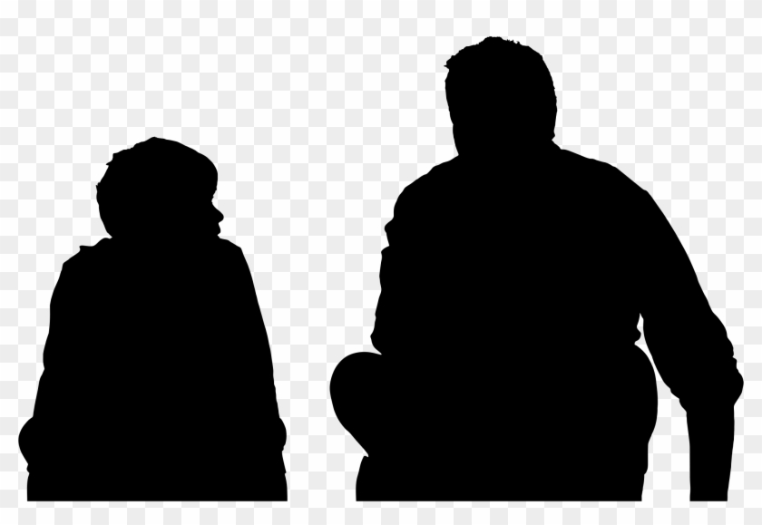 Silhouette Clipart Parent Father And Son Silhouette Png Free Transparent Png Clipart Images Download