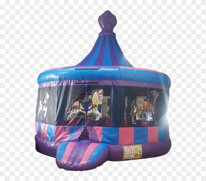 #222 Princess Carousel Bounce House - Carousel Bounce House #488845