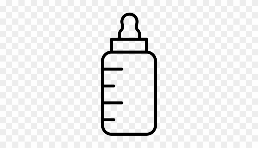 Feeding Bottle Vector - Baby Bottle Clip Art #488850