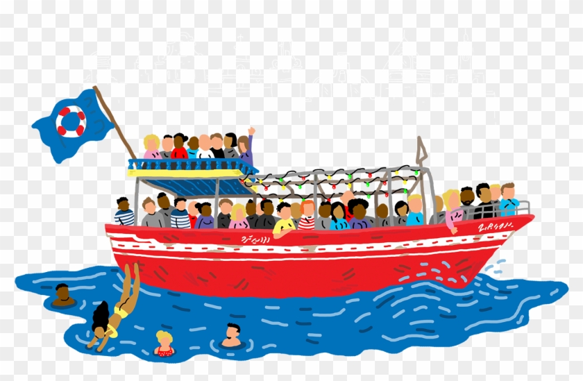 Cruise Clipart Boat Ride - Cartoon Boottocht #488914