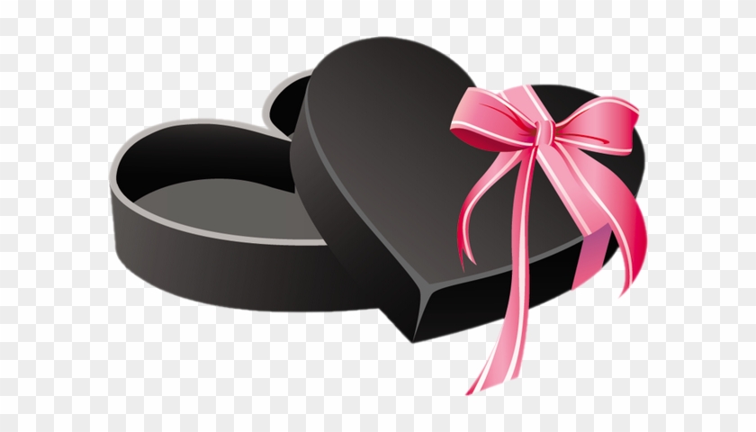 Boite Coeur Noire - Vector Graphics #489028