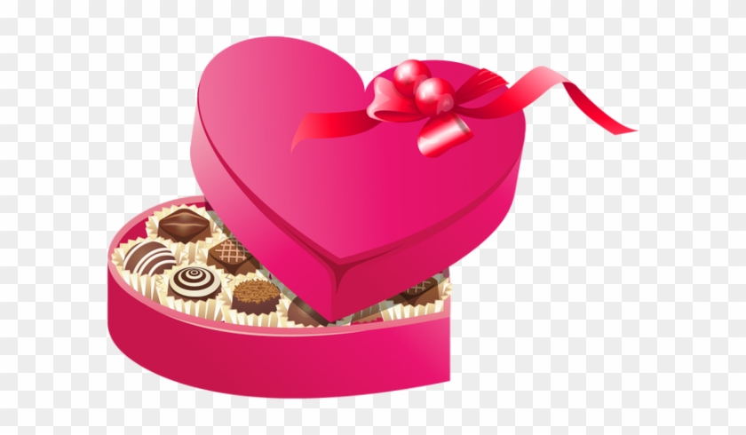 Tube Chocolats De La St Valentin - Valentines Day Chocolate Clip Art #489084
