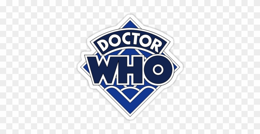 "4th Doctor Logo" Stickers By K9design - Doctor Who 1993 Logo #489098