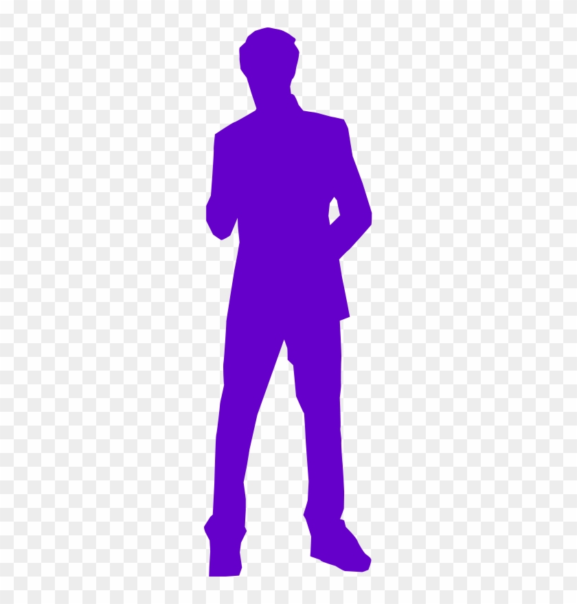 Free Vector Man In A Suit - Силуэт Человека В Костюме #489126
