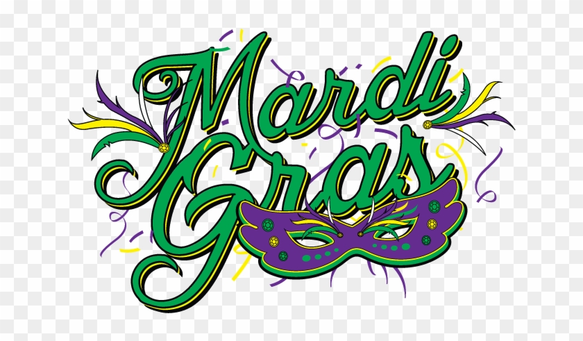 Mardi Gras Mask New Orleans Fat Tuesday Bourbon St - Calligraphy #489171