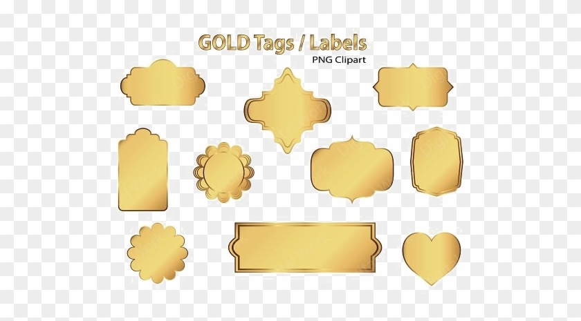 Golden Label Png Pic - Gold Label Png #489249