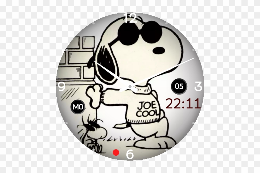 Snoopy - Snoopy Watch Face Android Wear #489400