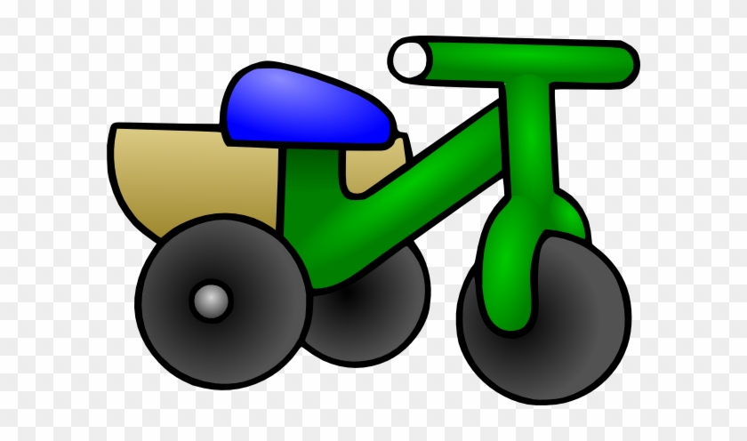 Child Tricycle Clip Art - Cartoon Tricycle #489415
