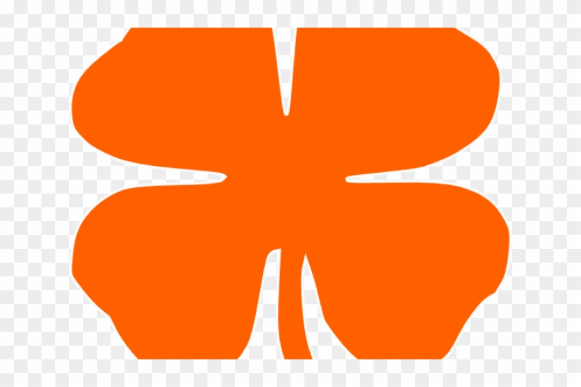 Shamrock Clipart Orange - Shamrock Clipart Orange #489421