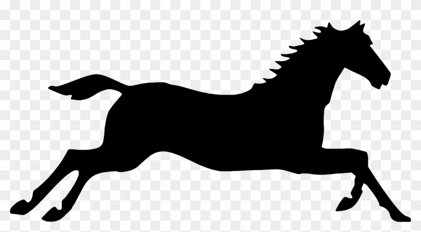 Galloping Horse Silhouette Bclipart - Galloping Horse Clip Art #489429
