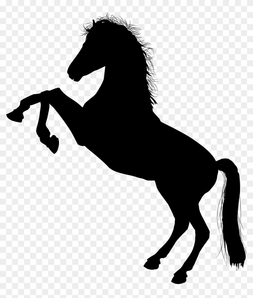 Clipart White Horse Silhouette Bclipart - Black And White Horse Silhouette #489453