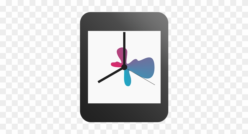 Watch Face Design Showing An Abstract Representation - Diagram #489511