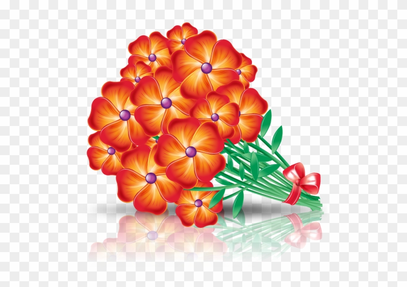 Flowers Bouquet Icon Png Image - Icons #489671