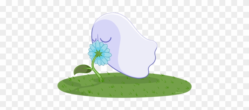 Ooh Could You Draw Napstablook Smelling A Flower Any - Illustration #489711
