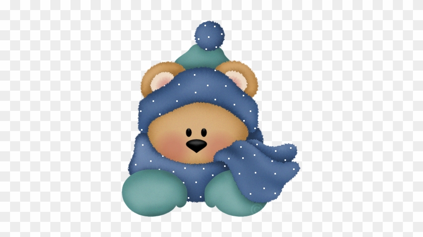 Teddy Bear Clipart Winter - Winter Teddy Bear Clip Art #490097