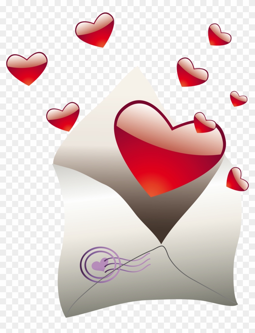 Valentine's Day Clipart Letter - Wünsche Einen Schönen Valentinstag #490180