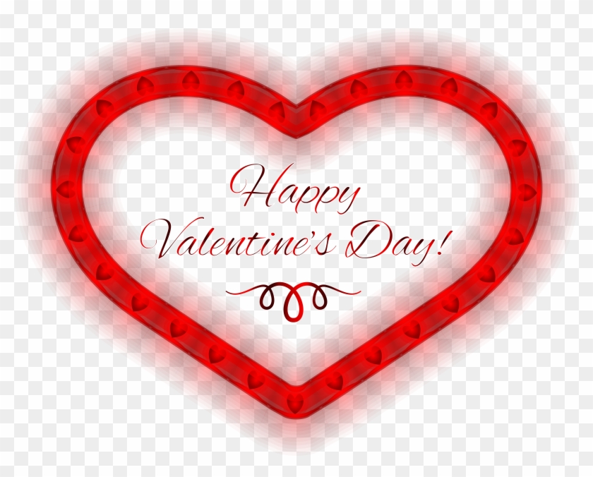 Valentine's Day Clipart Happy Valentines Day - Happy Valentines Day Heart #490202