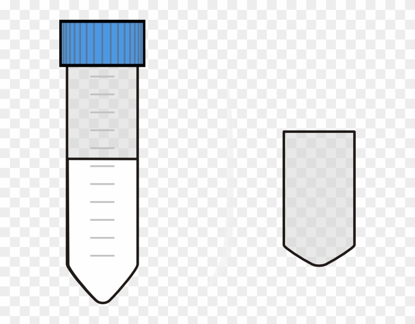 Centrifuge Tube White Clip Art At Clker - Centrifuge Tube Clipart #490294