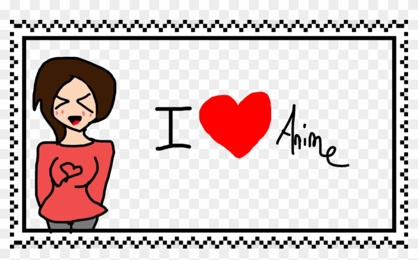 I Heart Anime Stamp By Fefea-fay - Postage Stamp #490320