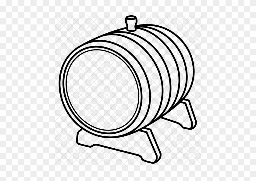 Barrel Icon - Png Whiskey Cask Icon #490353