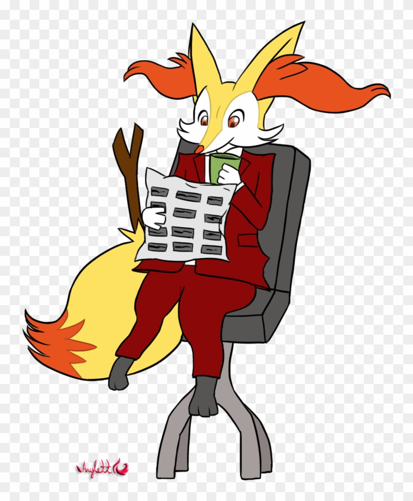 Suit Braixen By Arylett-charnoa - Cartoon #490379