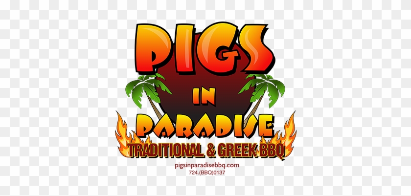 Pigs In Paradise Traditional & Greek Bbq, Barbeque, - Pig In Paradise #490398