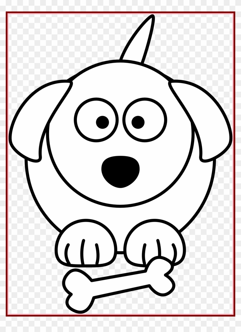Dog Cartoon Dog Cartoon Nose Appealing Dog Black And - Cartoon Dog Coloring Pages #490472