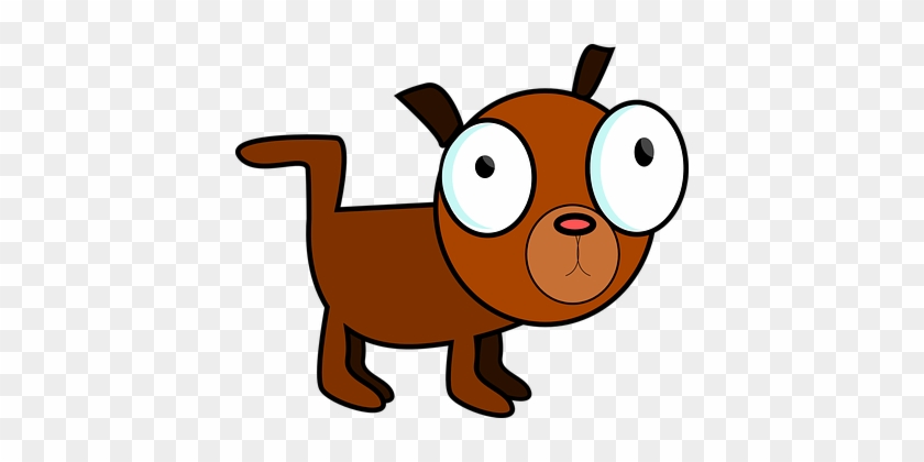 Dog Pet Animal Simple Cartoon Brown Dog Do - Cartoon Dog No Background #490482