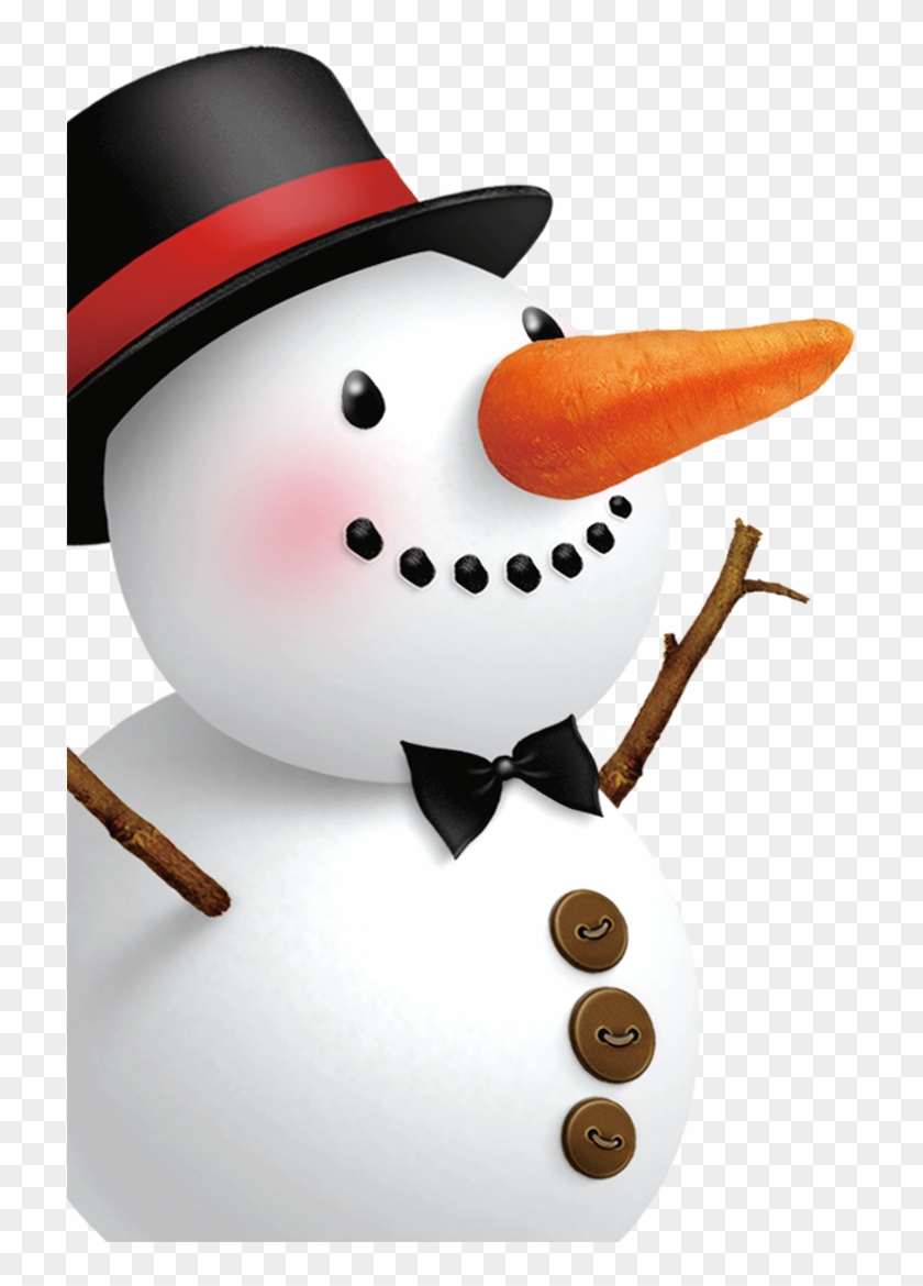 Stuck With A Carrot Nose Snowman Gentleman Hat - Stuck With A Carrot Nose Snowman Gentleman Hat #490737
