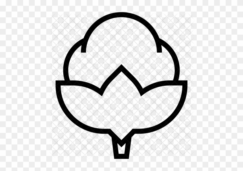 Cotton Flower Icon - Cotton Flower Vector #490818