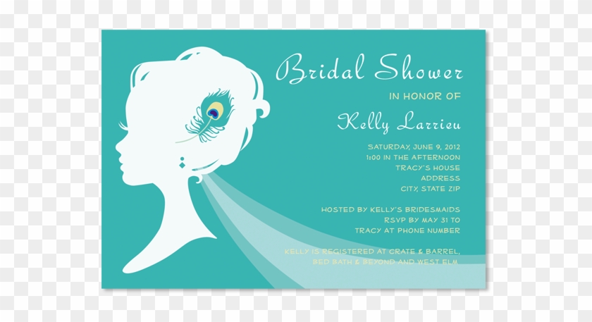 Peacock Bridal Shower Invitations Stephenanuno Save - Bridal Shower #490822