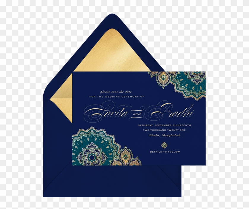 Exquisite Peacock By Signature Greenvelope - Save The Date #490834