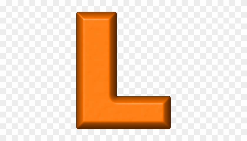 L - Dr - Odd - Orange Letter L #491261