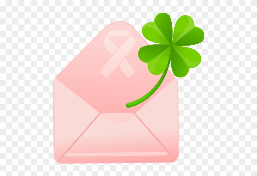 Pink Envelope Png Image - Shamrock #491286