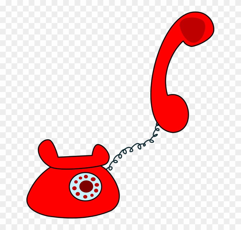 Rotary Phone Cliparts 20, - Retro Phone Vector Png #491332