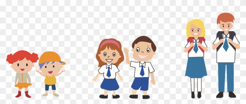 Cartoon School Children 4, Buy Clip Art - Vektor Anak Sekolah #491421