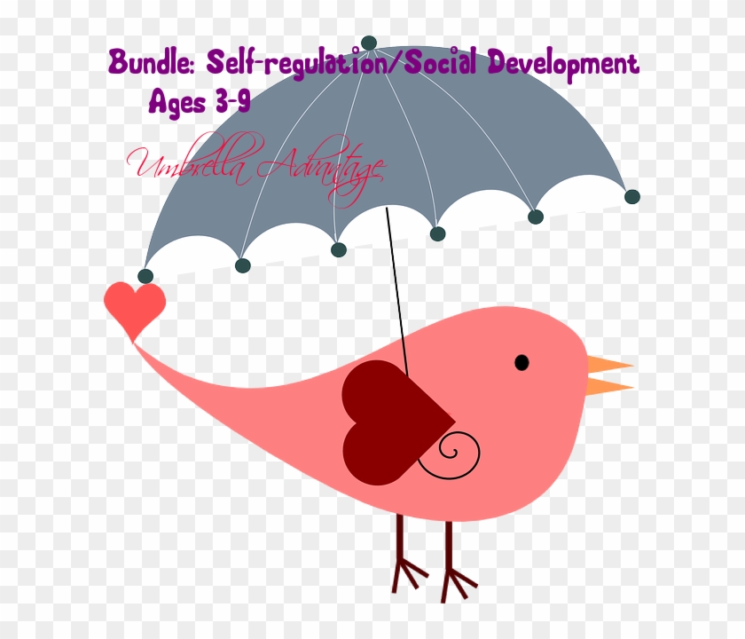 Product - Birds With Umbrellas Clipart #491494