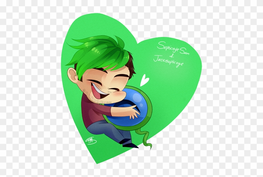 Tiny Box Tim And Septic Eye Sam On The Tiny Box Tim - Chibi Jacksepticeye #491515