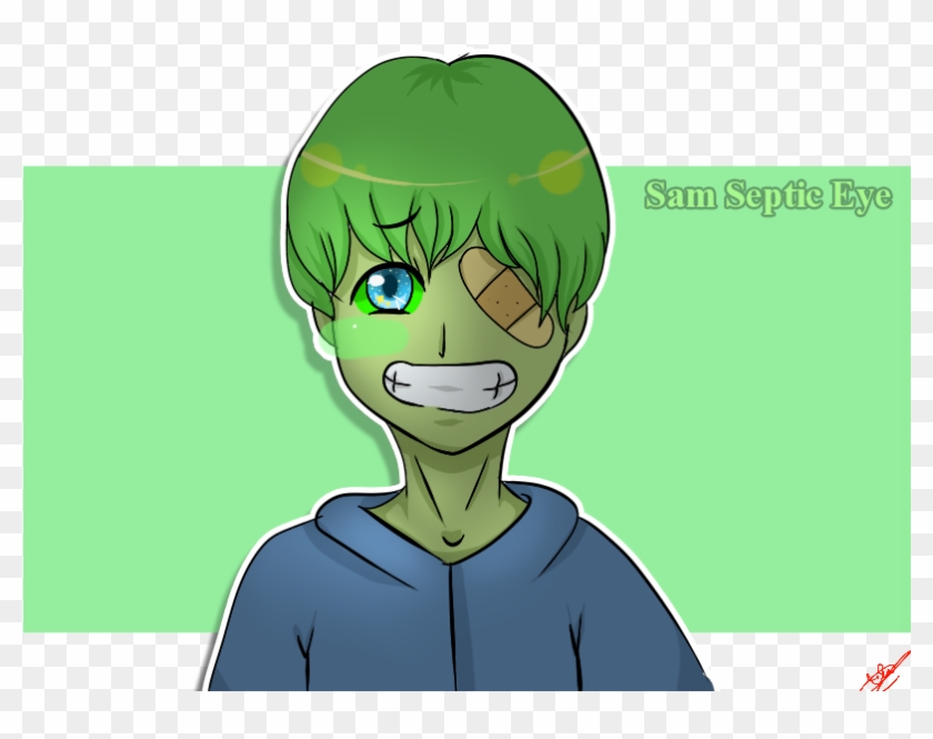 Sam Septic Eye Human By Redravie - Septic Sam As A Human #491524