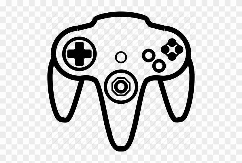 Classic, Console, Controller, Game, N64, Nintendo Icon - Classic Gaming Controller Icon #491583