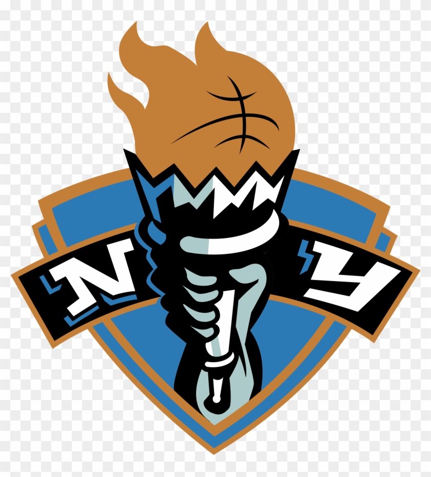 New York Liberty Logo Logo Black And White - New York Liberty #491730