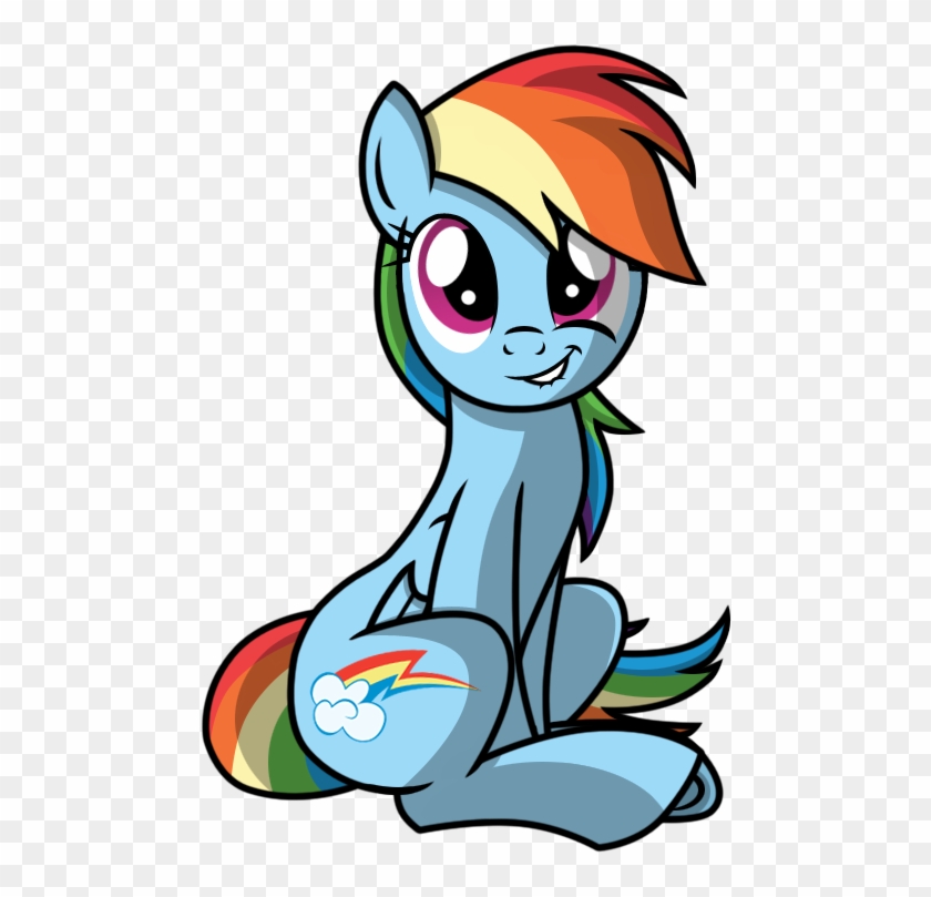 Veggie55, Cute, Dashabetes, Female, Lip Bite, Mare, - Rainbow Dash Cutie Mark #491793