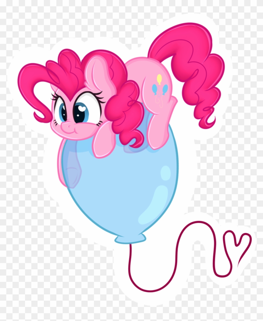 Shyshyoctavia, Balloon, Balloon Sitting, Cute, Heart, - Pinkie Pie With Balloons #491816