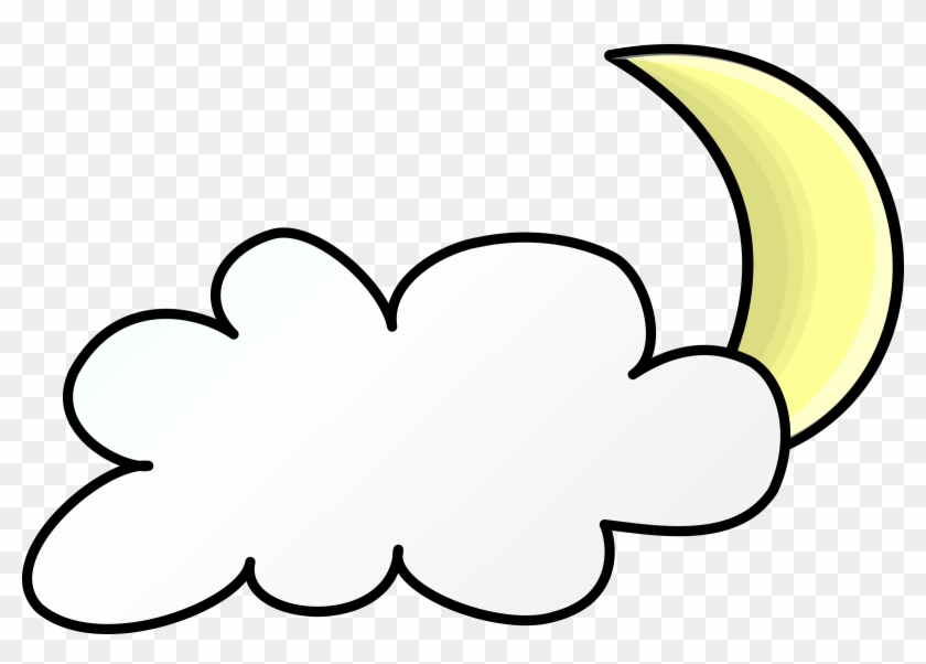 Big Image - Cloudy Night Weather Symbol #491862