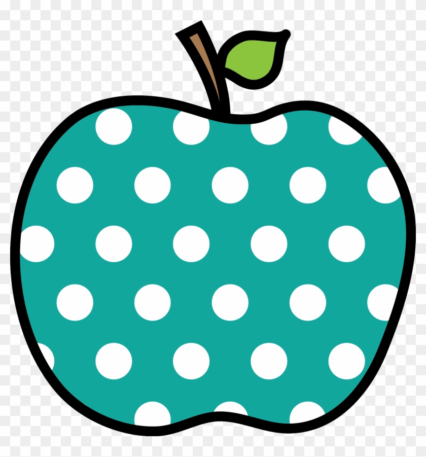 Que Te Como*✿* - Polka Dot Apple Clipart #491890